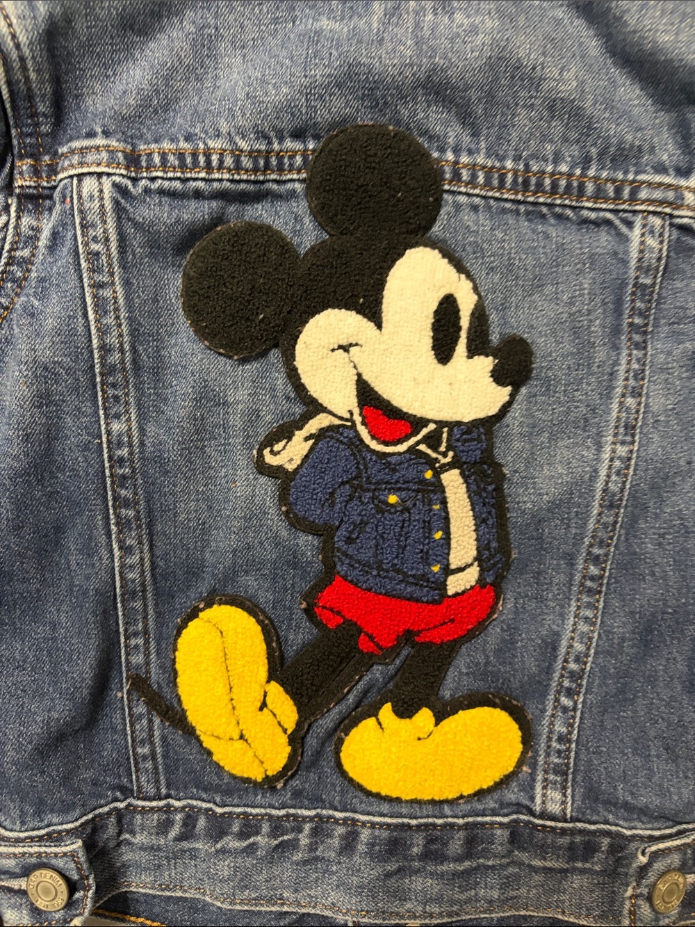 Disney GAP toddler Medium Blue Denim Jacket with Disney Tag - Picture 4 of 5